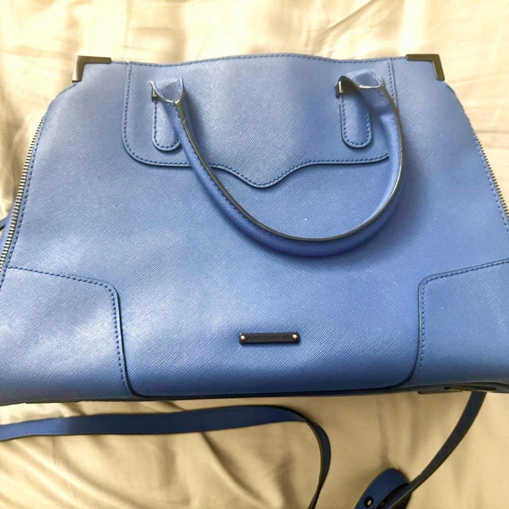 Rebecca Minkoff Amorous Two-Way Satchel Blue